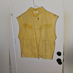 Bluejean Vest YELLOW SIZE MEDIUM (Oversized)